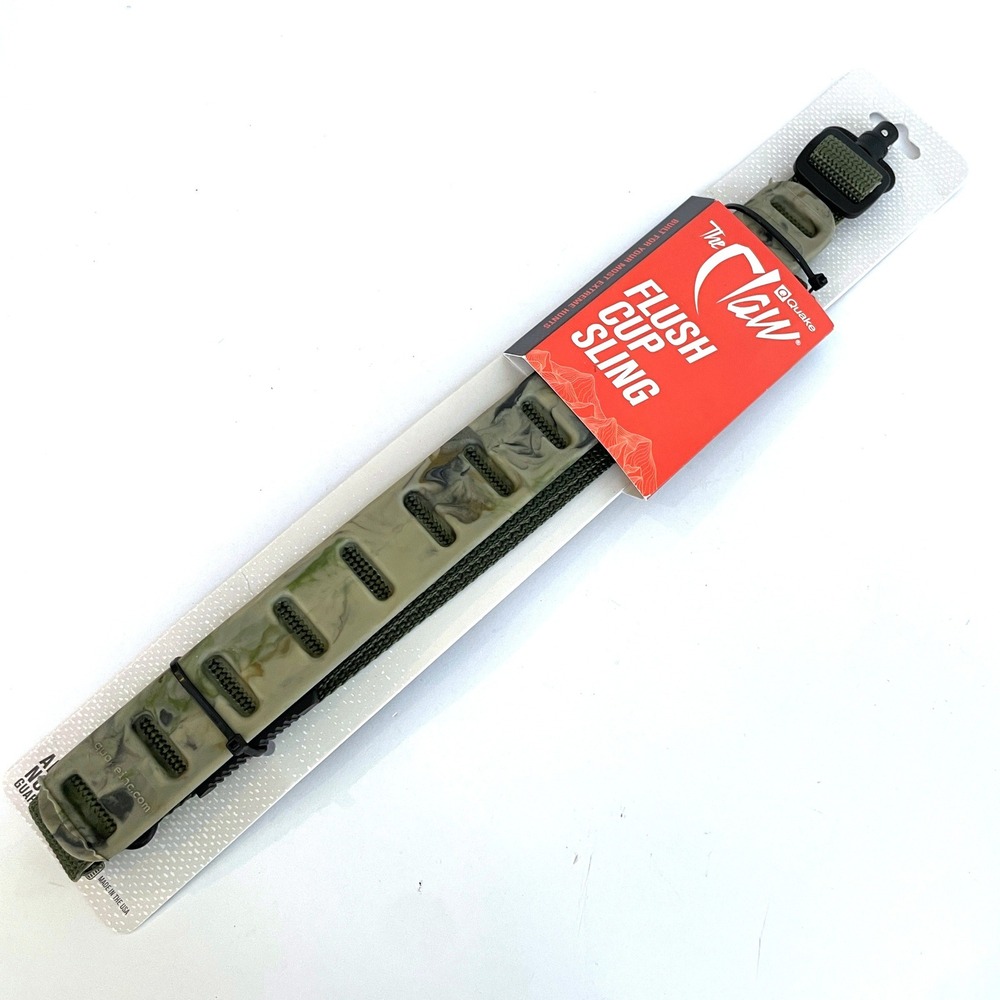 Quake Slimline Flush Cup Sling Camo Non-Slip Rifle Shotgun Strap 58004-1 NEW